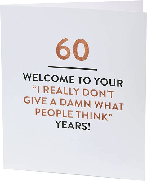 Funny 60th Birthday Card – Collect Cards