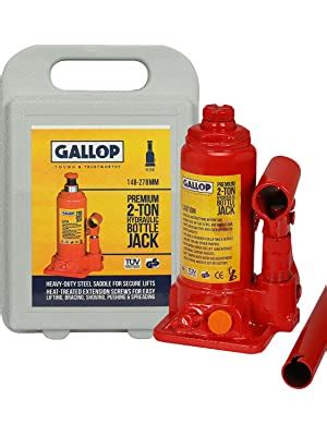 GALLOP’ 2-Ton Hydraulic Bottle Jack with Load Limiting Device - Compact ...