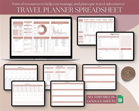 Traveler tracking around-the-world expenses on laptop while planning route