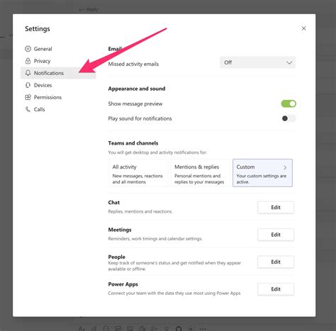 Image result for Message Notification Settings