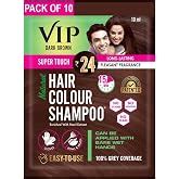 Buy VIP HAIR COLOUR SHAMPOO 180ml Black for Men & Women | Alternate to ...