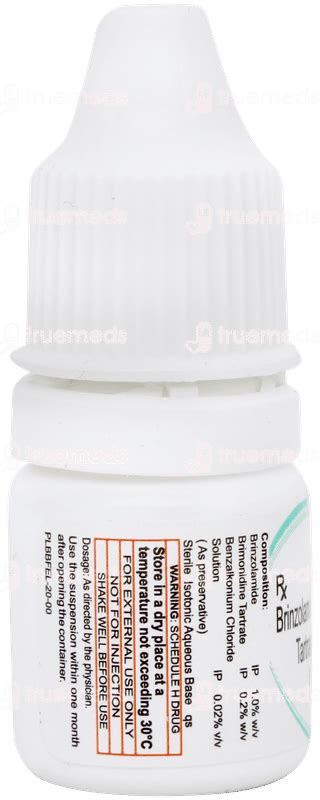 Brio B 021 Eye Drop 5 Ml - Uses, Side Effects, Dosage, Price | Truemeds