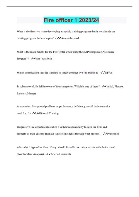 Competency Questions and Answers Fire Service 的图像结果