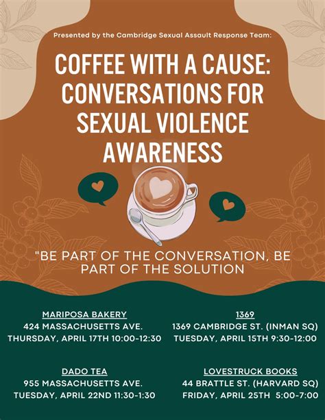 Join De Novo and other members of the Cambridge Sexual Assault Response ...