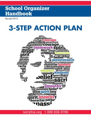 Fillable Online 3-step action plan - Terry Fox Foundation Fax Email ...