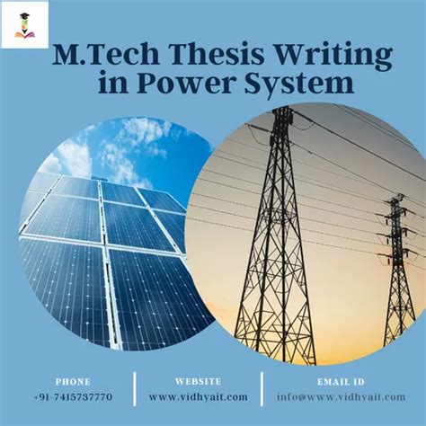 M-Tech Thesis Writing Services - M. Tech Thesis Writing Services In ...