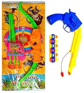 Dynamic Retail Global Guns for Boys, Archery Bow and Arrows Toy Set for ...