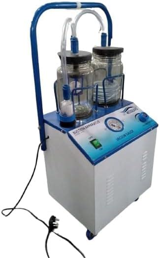 MEDIGUARD Electric Suction Machine 0.25 HP With Glass Jar For Home ...