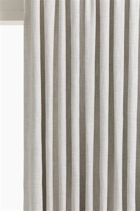 2-pack long blackout curtain lengths - Cream - Home All | H&M IN