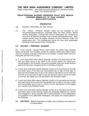 Raasta Aapatti Kavach Policy - Fill and Sign Printable Template Online