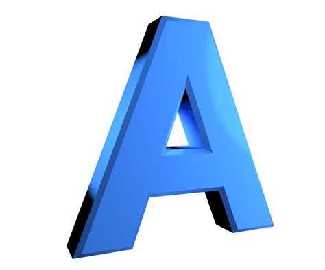 PNG PARK - High Res PNG Files: 3D Alphabet Letters PNG