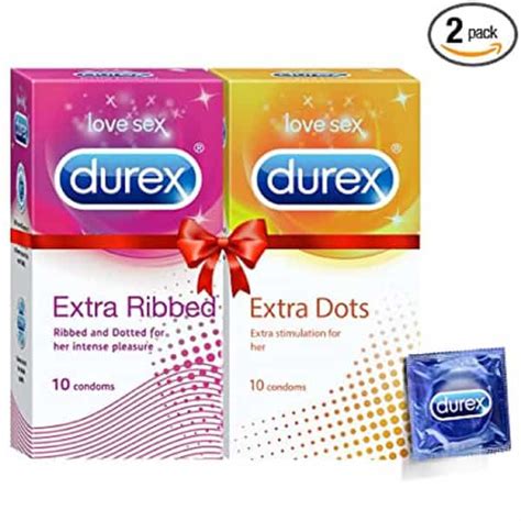 Buy DUREX EXTRA RIBBED CONDOMS 10N AND DUREX EXTRA DOTS CONDOMS 10N ...