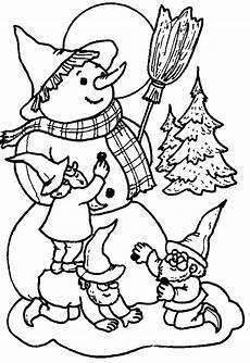 winterbilder malvorlagen schneemann mit zwergen ausmalbild malvorlage winterbilder winterbilder malvorlagen schneemann mit zwergen ausmalbild malvorlage winterbilder