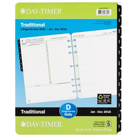 Day Timer Planner