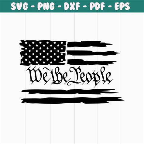 we the people flag svg , USA Flag svg, fourth of july svg, 1 | Inspire ...