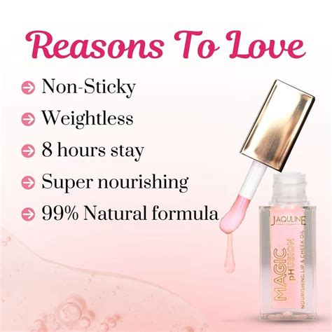 Jaquline USA pH magic Phusion lip & Cheek oil, Long Lasting Nourishment ...