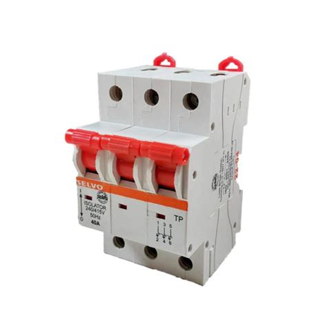 Selvo 40 Amps THREE POLE (TP) ISOLATOR – selvoelectricalsindia
