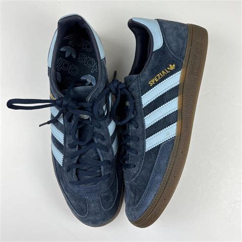 Adidas Spezial Navy Blue / Light Blue US 7.5... - Depop