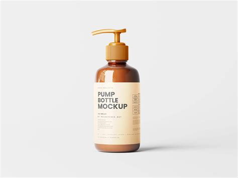 8 Free Pump Dispenser Bottle Mockup Files | Free PSD Templates