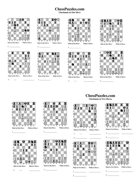 Chess Puzzles | PDF