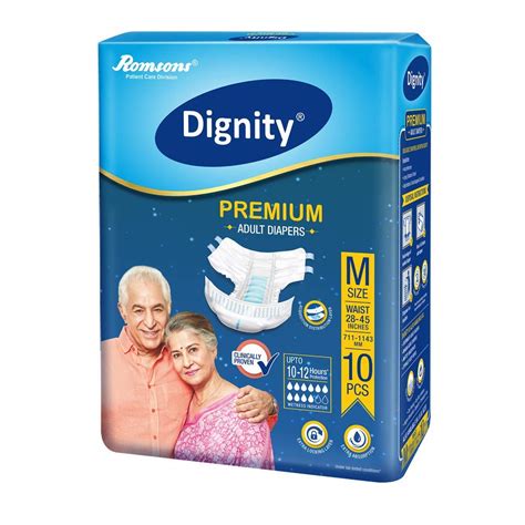 Dignity Premium Adult Diapers Tape Style – MEDIN