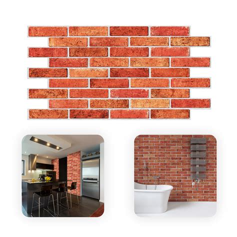 Faux Brick Wall Panels 4x8