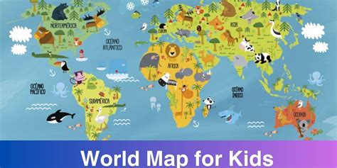 World Map Kids Learning 的图像结果