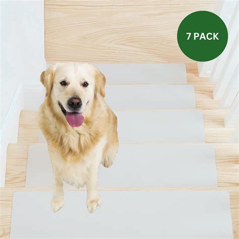MBIGM Rubber Stair Treads for Wooden Steps, Non-Slip Stair Runner Cover ...
