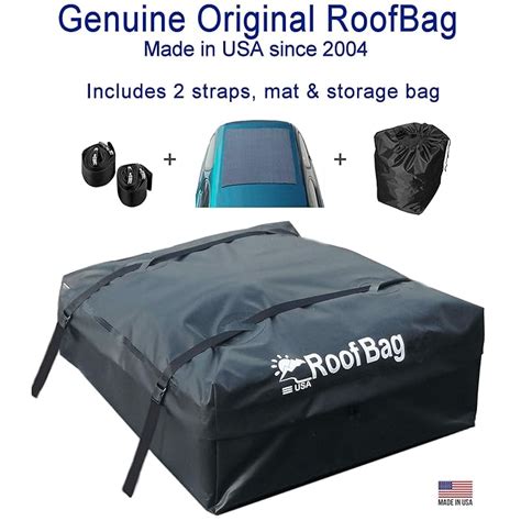 Buy RoofBag Rooftop Cargo Carrier Bag | Made in USA | 15 cu ft ...