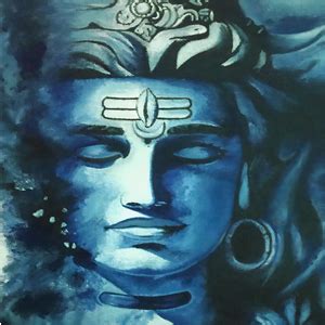 shiva painting on canvas, shiva painting by indian artists,Popular ...