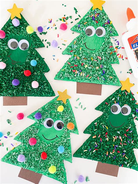 50 FUN Christmas Crafts with Preschoolers - ABCDee Learning | Preschool ...