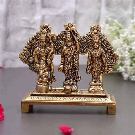 Buy Daksh Handloom Lord Ram, Laxman, Sita & Hanuman Showpiece Idol ...