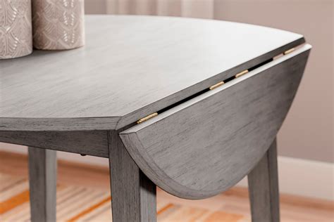 Shullden Drop Leaf Dining Table | The Furniture Mart