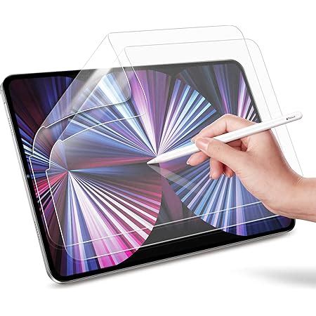ESR (2-Pack) Paper-Feel Screen Protector for iPad Pro 12.9 2021 & 2020 ...