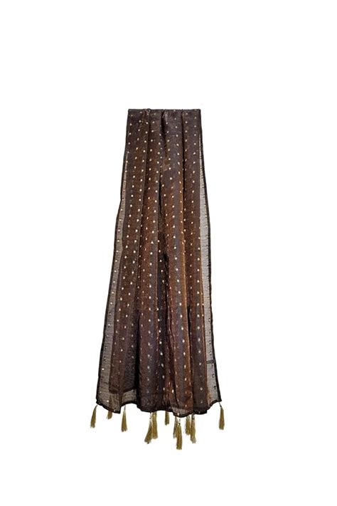 Buy Haryana Hoops Chanderi Silk semi-formal and festive Chunni/dupatta ...