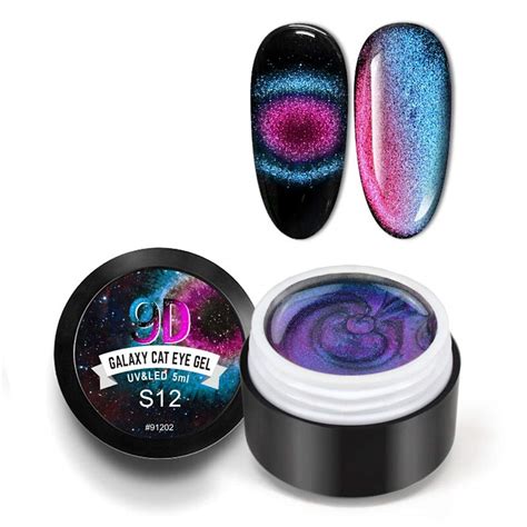 Buy GDCOCO 9D Chameleon Galaxy Cat Eye Nail Gel Magnetic Soak Off Gel ...