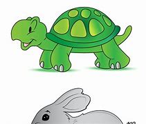 Image result for Rabbit Turtle Cartoon