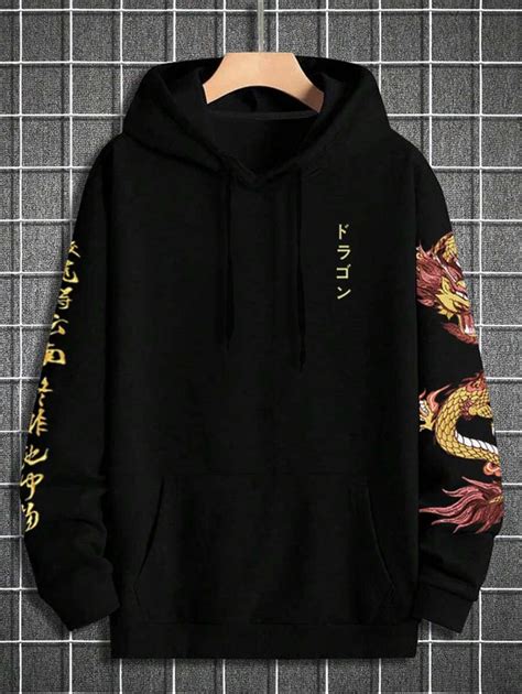 Manfinity LEGND Felpa Con Cappuccio Da Uomo A Tinta Unita Con Lettere ...