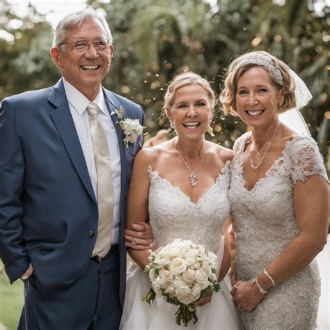 Entire Wedding Party Shares Bride 的图像结果