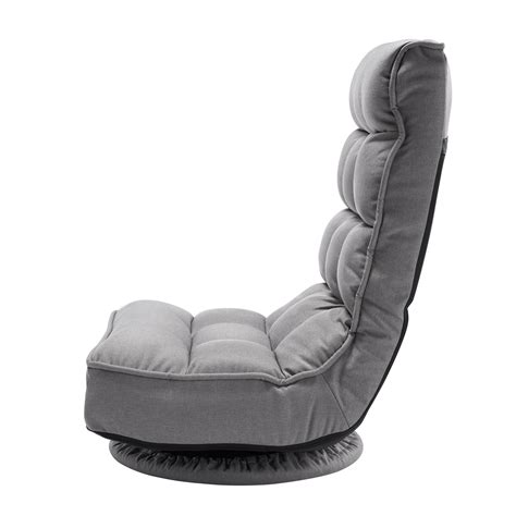 VEVOR Swivel Floor Gaming Chair, 360-Degree Rotating Floor Chair with 4 ...