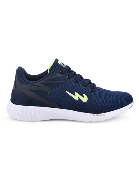Buy Running Shoes For Men: Royce-2-Blu-Grn | Campus Shoes