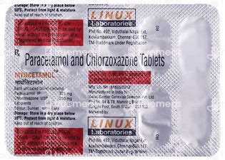 Myocetamol 325/250 MG | Order Myocetamol 325/250 MG Tablet Online at ...