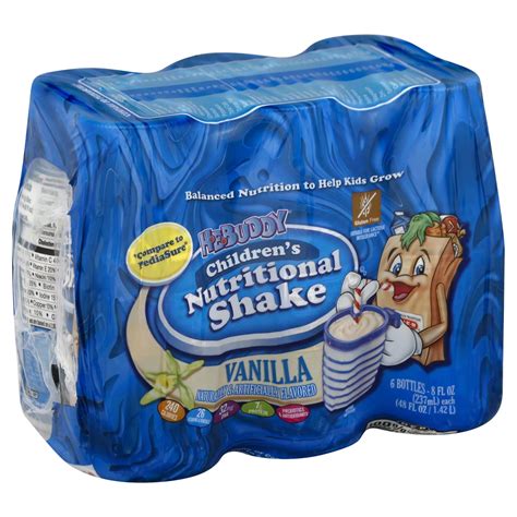 H-E-Buddy Children's Vanilla Nutritional Drink 6 PK - Shop H-E-Buddy ...