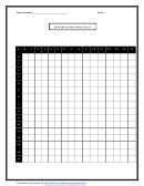 Image result for Multiplication Chart Answer Key