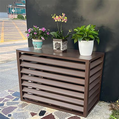 WDDEYYDS Air Conditioner Covers Aluminum Mini split cover Decorative AC ...