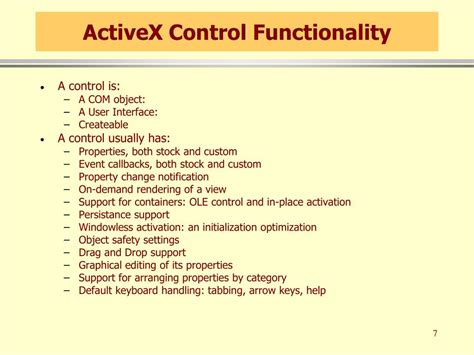 Define ActiveX Control 的图像结果