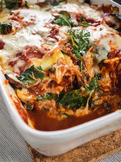 Easy Ravioli Lasagna with Spinach   The Seasoned Vegetable