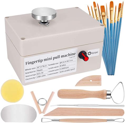 Yofuly USB Pottery Machine with 6 Pottery Shaping Tools, 2000 RPM ...