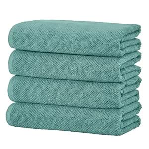 Great Bay Home 100% Cotton Quick-Dry Bath Towel Set (30 x 52 inches ...