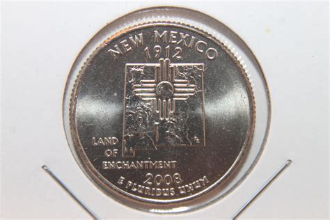 2008-D NEW MEXICO STATE QUARTER #12607